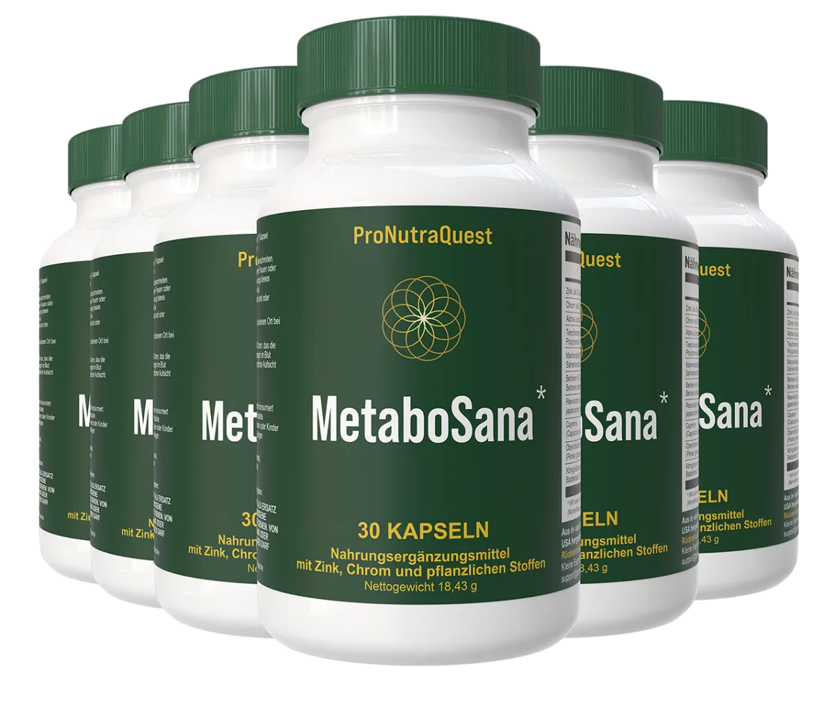 MetaboSana 6 bottle package